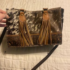 HolyCow Couture hair on bag